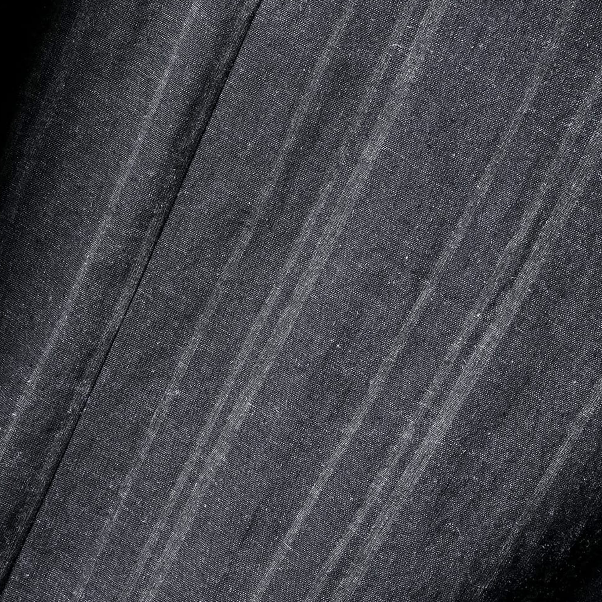 SUMI INK COATED STRIPE CROPPED TROUSER